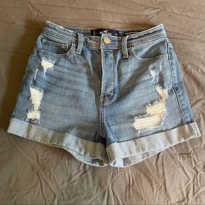 hollister mom shorts